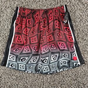 Ethika Action Shorts in the Kawari red/black pattern Boys Sz L